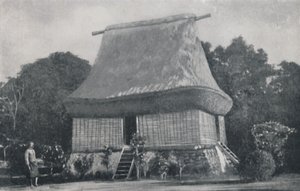 Inheems huis, Fiji-eilanden, 1923