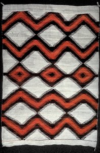 Navajo deken, Noord-Amerikaanse Indiaan, 19e eeuw