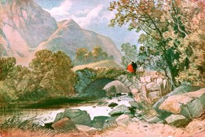 Bij Bettws-y-Coed, Noord-Wales door Unbekannt
