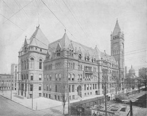 Nieuw Stadhuis, Cincinnati, Ohio door Unbekannt