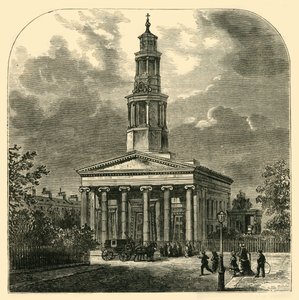 Nieuwe St. Pancras Kerk, ca. 1876