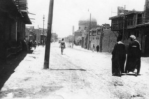 Nieuwe straat, Bagdad, Mesopotamië, WOI, 1918