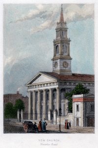 Nieuwe kerk, Waterloo Road, Londen door Unbekannt