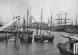 Newhaven - In de Haven, 1895