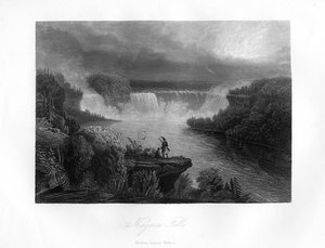 Niagara Falls, 1855 door Unbekannt