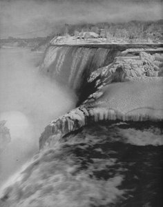 Niagara in de Winter, 19e eeuw