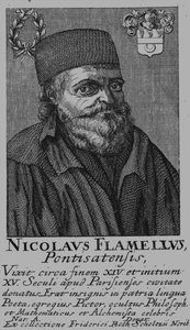 Nicolas Flamel 1330-1418 door Unbekannt