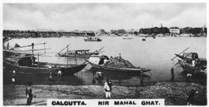 Nir Mahal Ghat, Calcutta, India, ca. 1925