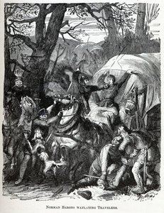 Normandische Baronnen Overvallen Reizigers