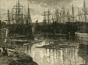 North Dock, Swansea, 1898