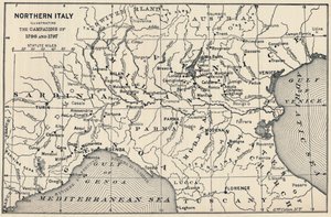 Noord-Italië - Illustratie van de campagnes van 1796 en 1797, 1896