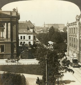 Noorwegens mooie hoofdstad, Christiania, Noorwegen, c1905
