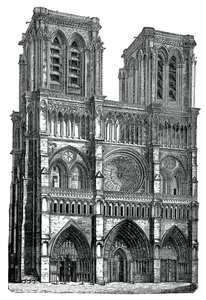 Notre Dame, Parijs door Unbekannt