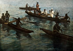 Nieuw-Guinea. Papoea kano