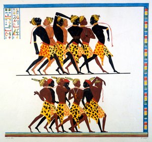 Nubische Slaven, 1832-1840 door Unbekannt