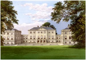 Nuneham Park, Oxfordshire, huis van de familie Harcourt, ca. 1880 door Unbekannt