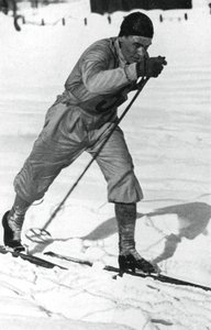 Oddbjorn Hagen, Noorse langlaufer, Winterspelen, Garmisch-Partenkirchen, 1936 door Unbekannt