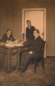Kantoor van de secretaris bij de Cubaanse ambassade in Brussel, België, 1927 door Unbekannt