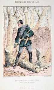 Officier van het Korps der Boswachters, Beleg van Parijs, Frans-Duitse Oorlog