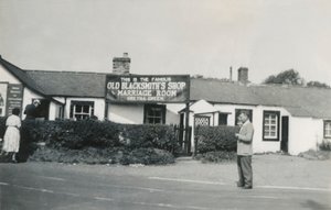 Oude smederij en trouwzaal, Gretna Green, Schotland, 1940s