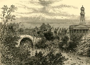 Oude Brug Over het Meer, Regents Park, in 1847, ca. 1876 door Unbekannt