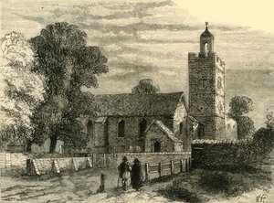 Oude Camberwell Kerk in 1750, ca. 1878 door Unbekannt