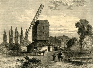 Oude Camberwell molen, ca. 1878 door Unbekannt