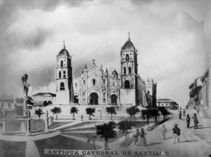 Oude kathedraal van Santiago de Cuba, 1523, 1920s