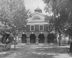 Oude gerechtsgebouw, Bowling Green, Virginia, VS