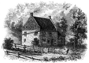 Oud Nederlands huis, Long Island, New York, 18e eeuw, ca. 1880