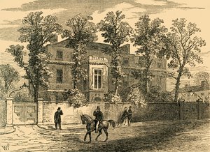 Oude Gore House, in 1830, ca. 1876 door Unbekannt