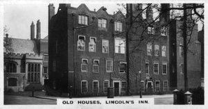 Oude Huizen, Lincolns Inn, Londen, ca. 1920s
