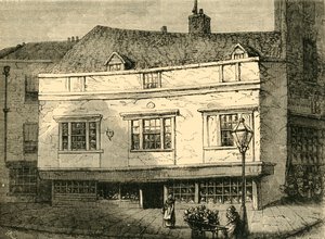 Oude huizen in Tothill Street, Westminster, 1881