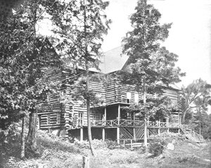 Oude Blokhut, Lake Placid, Adirondacks, New York State, VS, ca. 1900