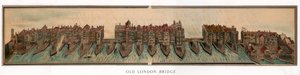 Oude London Bridge, ca. 1600, 1893