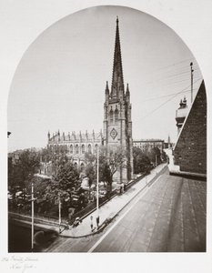 Oude Trinity Church, New York City, New York, VS, ca. 1865 door Unbekannt
