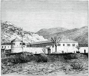 Oud paleis, Cettigne, Republiek Montenegro, 1900 door Unbekannt