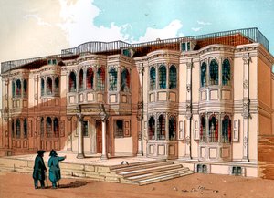 Oud paleis in Greenwich, ca. 1850