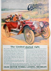 Oldsmobile autoreclame, 1911 door Unbekannt