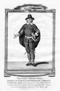 Oliver Cromwell, Engelse militaire leider en politicus, 1706 door Unbekannt