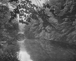 Aan de Wissahickon Creek, Fairmount Park, Philadelphia, VS door Unbekannt