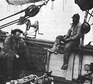 Op het Achterdek van de Fram oktober, 1894, 1894-1897 door Unbekannt