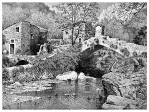 Op de weg naar Ceriana, San Remo, 1901 door Unbekannt