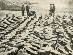 Een nacht rantsoenen voor een bommenwerpereskader, 1919 door Unbekannt
