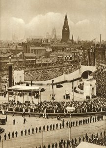 Opening van de Mersey Tunnel, Liverpool, 18 juli 1934, 1935 door Unbekannt