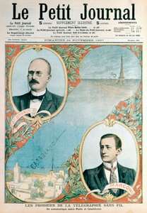 Opening van draadloze telegraafverbinding tussen Parijs en Casablanca, 1907 door Unbekannt