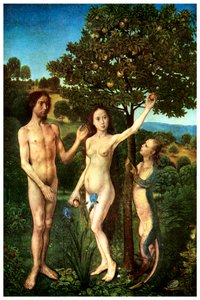 Oerzonde: De Val van Adam en Eva, c1467-1468 door Unbekannt