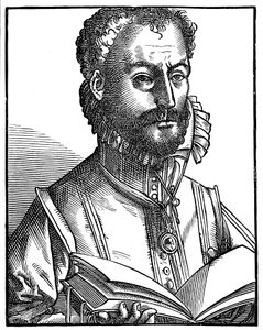 Orlandus Lassus, Vlaamse Renaissance componist en muzikant, 16e eeuw door Unbekannt