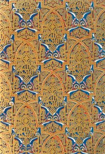 Ornament in panelen op de Muren, Hal van de Ambassadeurs, 1907