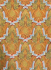 Ornament in panelen op de muren, Hof van de Moskee, 1907